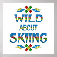 Wild über Skiing