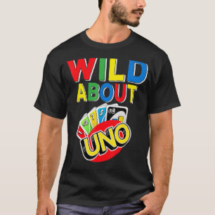 Wild über UNO-Party-Dekorationen 1. Geburtstagsaus T-Shirt
