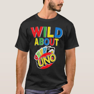 Wild über UNO-Party-Dekorationen 1. Geburtstagsaus T-Shirt
