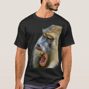 Wild und Bold – Pavian-Druckhemd T-Shirt