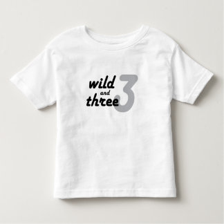 Wild und drei kleinkind t-shirt