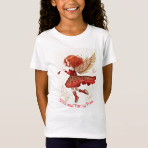 Wild und Fantasie Frei Rote Feen-Laune T-Shirt