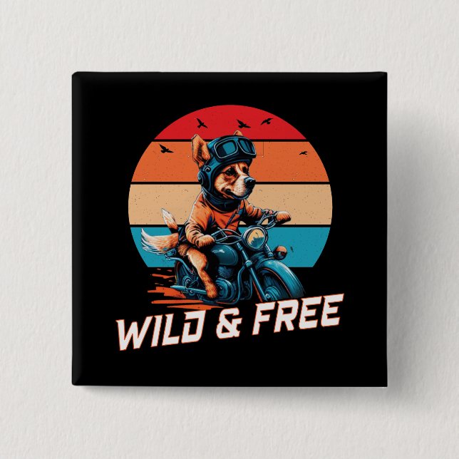 Wild und frei button (Vorderseite)