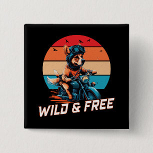 Wild und frei button