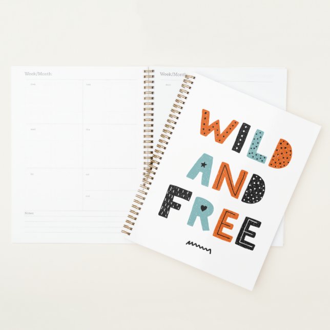 Wild und frei | Doodle Letters Planer (Anzeige)