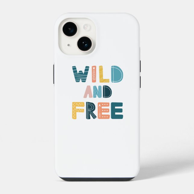 Wild und frei iPhone hülle (Rückseite)