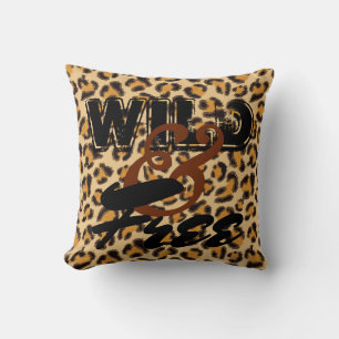 Wild und frei - Leopard Print Kissen