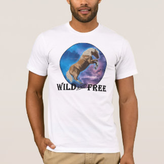Wild und frei - Mustang T-Shirt