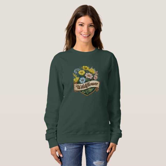 Wild und frei sweatshirt (Vorne ganz)
