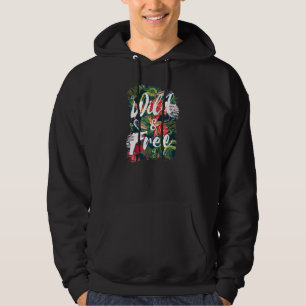 Wild und frei Vintag befallener Pelikanvogel Mcm Hoodie