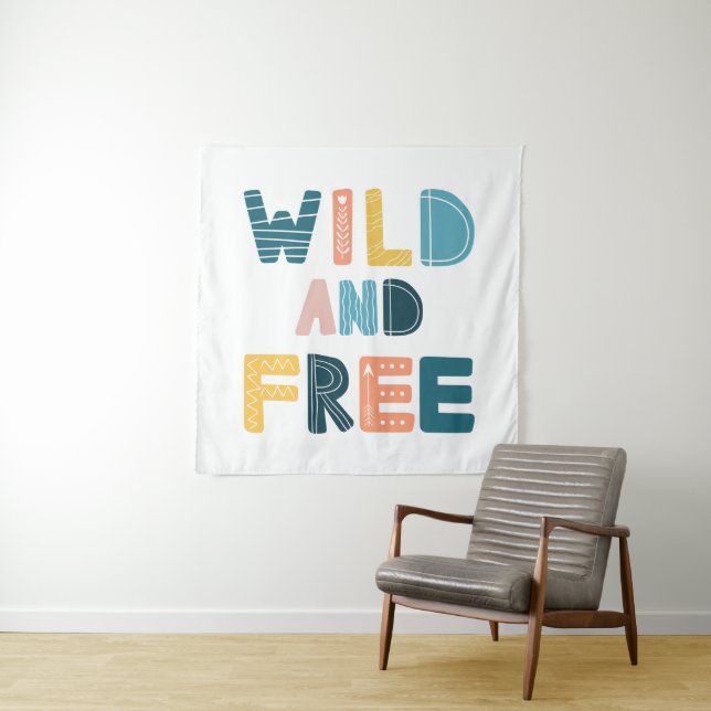 Wild und frei wandteppich (Beispiel)