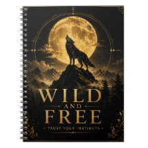 Wild und Frei | Wolf-Geist Notizbuch