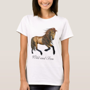Wild und freies Pferd T-Shirt