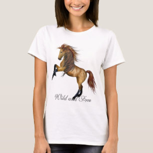 Wild und freies Pferd T-Shirt