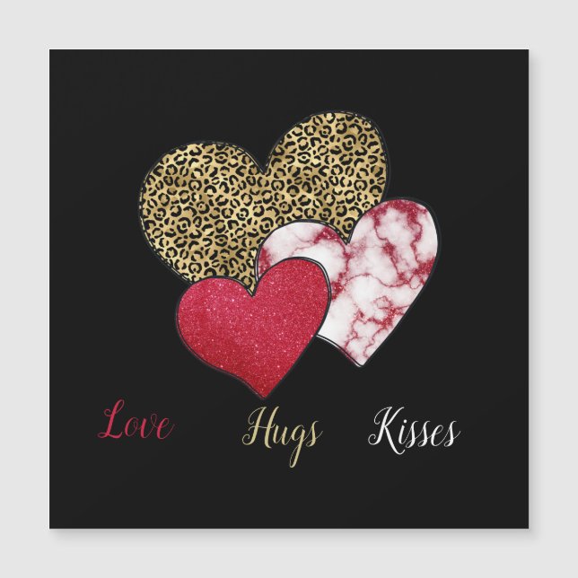 Wild valentine magnetkarte (Vorderseite)