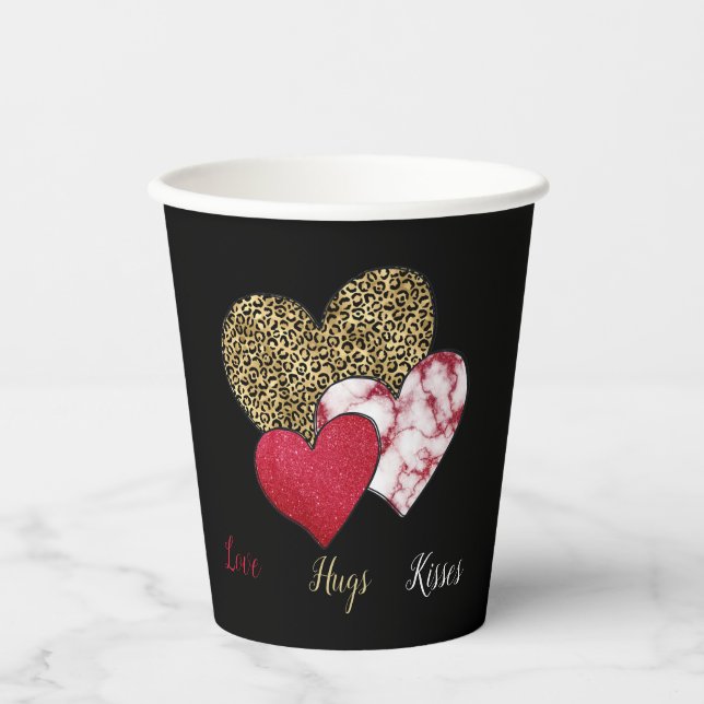 Wild valentine pappbecher (Vorderseite)