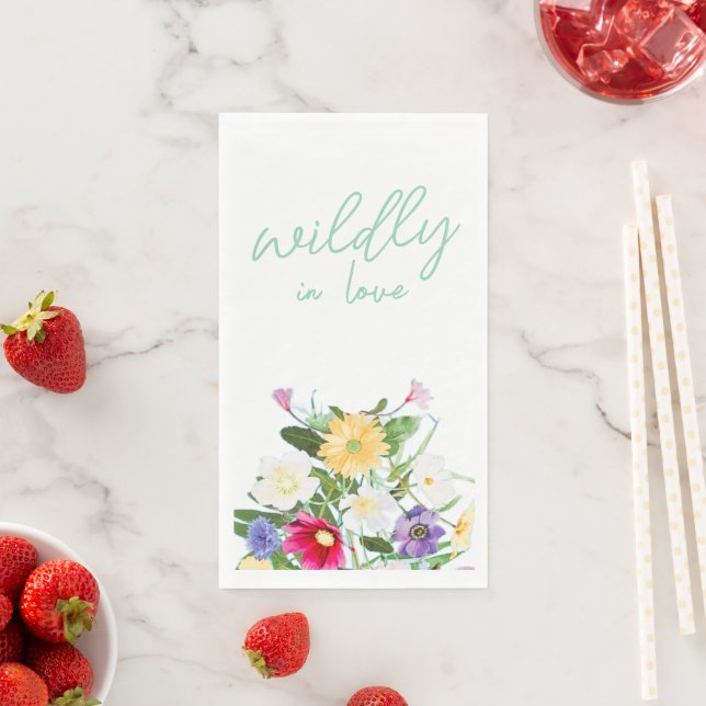 Wild verliebte Brautparty Serviette (Beispiel)