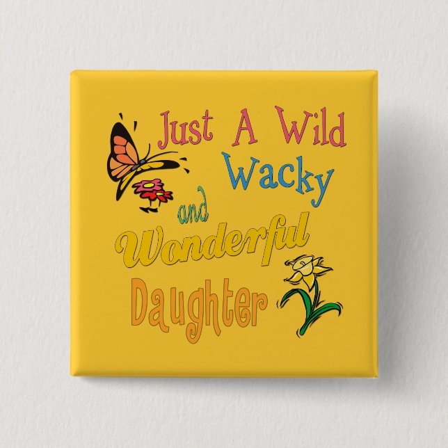 Wild Wacky und ein wunderbares Geschenk für die To Button (Vorderseite)