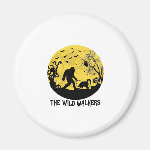 Wild Walker Bigfoot gehende Berner Halloween Hau Magnet