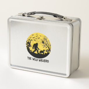 Wild Walker Bigfoot laufende Berner Halloween-Hau Metall Brotdose