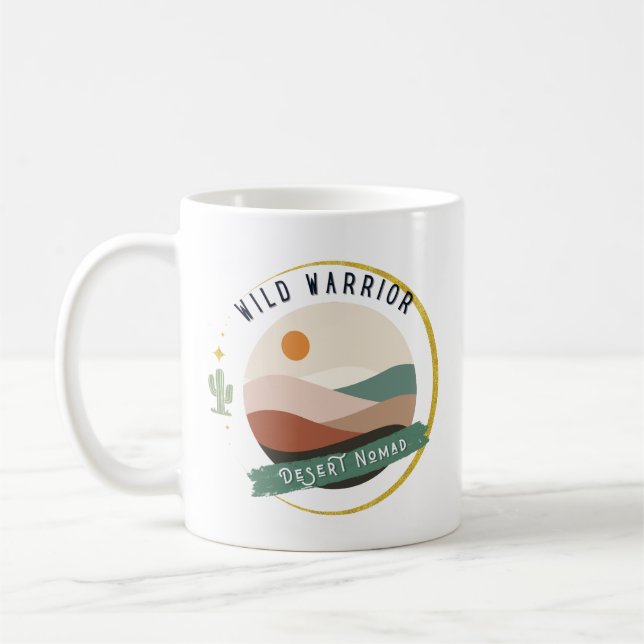 Wild Warrior Desert Nomad Kaffeetasse (Links)