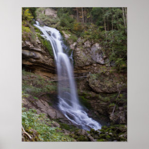 Wild-Wasserfall-Posterpapier (Matte) Poster