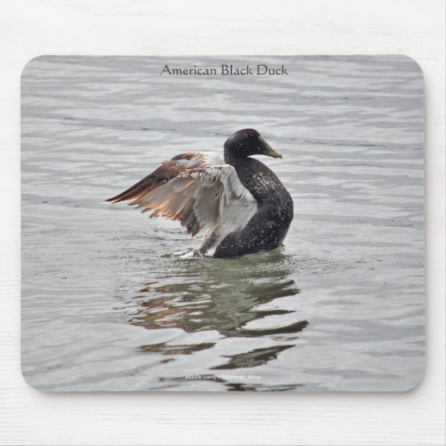 Wild Water Fowl Wildlife Bird-Lover Duck Design Mousepad (Vorne)