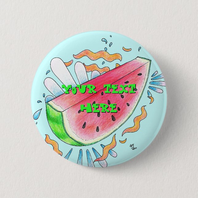 Wild Watermelon Button (Vorderseite)