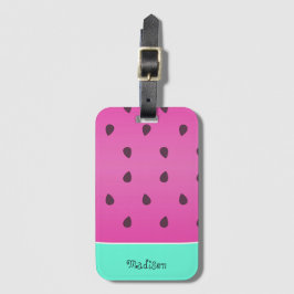 Wild Watermelon Slice | PERSONALISIERT Gepäckanhänger