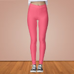 Wild Watermelon Solid Color Leggings<br><div class="desc">Wild Watermelon Solid Color</div>