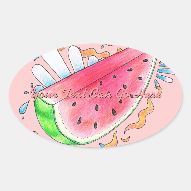 Wild Watermelon Stickers (Vorderseite)