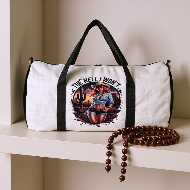 Wild-West-Abenteuerlust Duffle Bag (Von Creator hochgeladen)