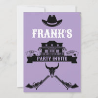 Wild West Americana Geburtstag