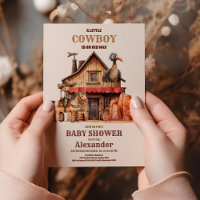 Wild West Baby Shower