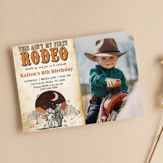 Wild West Birthday Western Cowboy Birthday Einladung