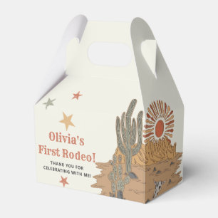 Wild West Cowboy Birthday Party Geschenkschachtel