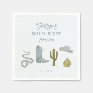 Wild West Cowboy Birthday Party Serviette