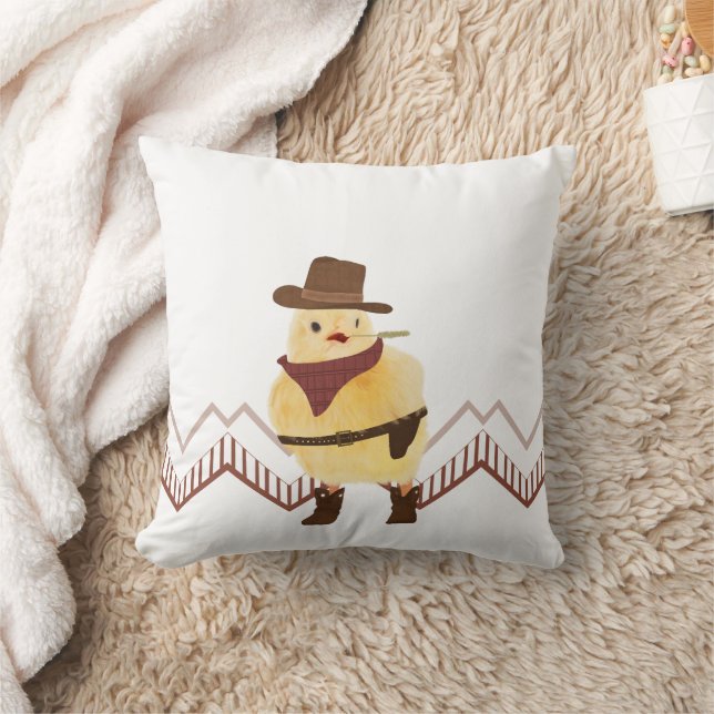 Wild West Cowboy Chick Kissen (Decke)