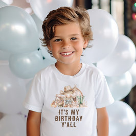 Wild West Cowboy Das ist mein Geburtstag T-Shirt