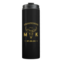 Wild West Cowboy Personalisierte Monogram-Trauzeug