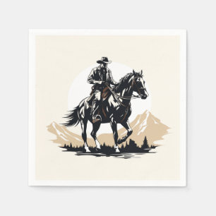 Wild West Cowboy Serviette