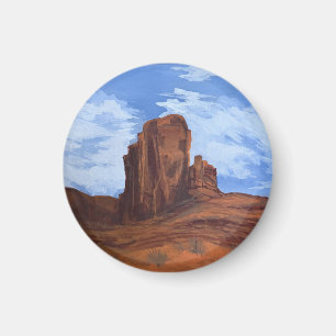 Wild West Himmel Knopf Magnet