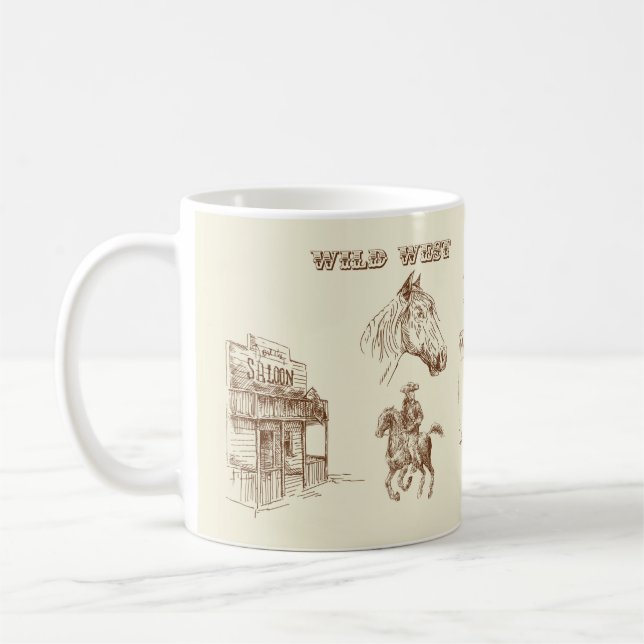 Wild West Kaffeetasse (Links)