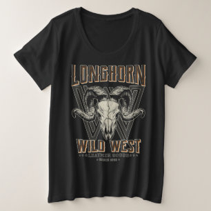 Wild West Leather Goods Große Größe T-Shirt
