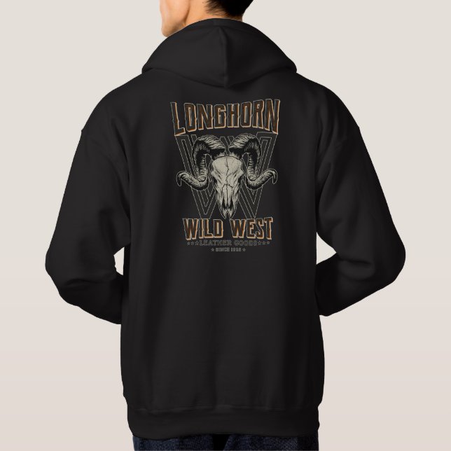 Wild West Leather Goods Hoodie (Rückseite)