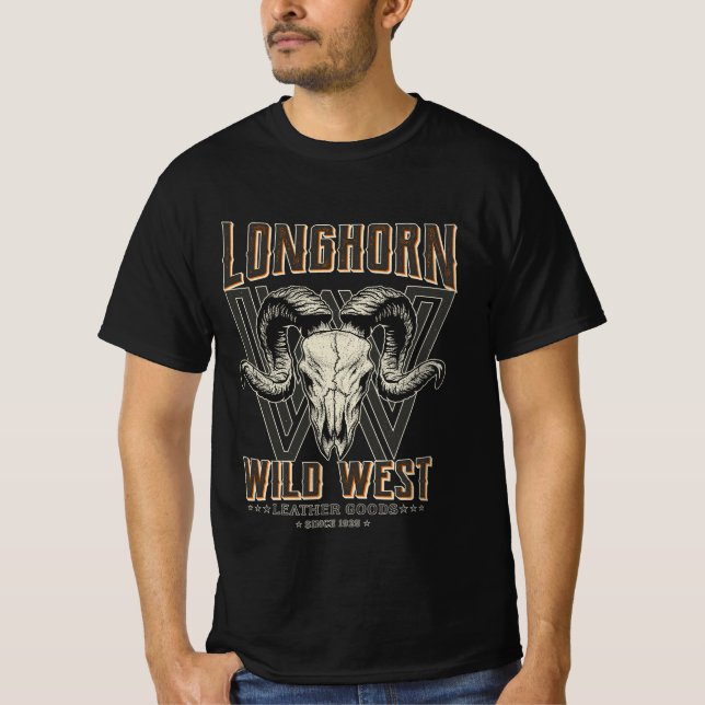 Wild West Leather Goods T-Shirt (Vorderseite)