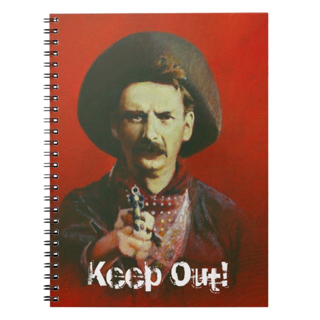 Wild West Outlaw Note Pad Notizblock (Vorderseite)