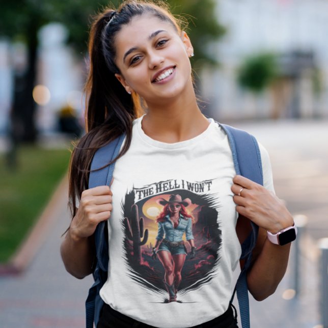 Wild West Queen: Der Charme der Cowgirls T-Shirt (Von Creator hochgeladen)