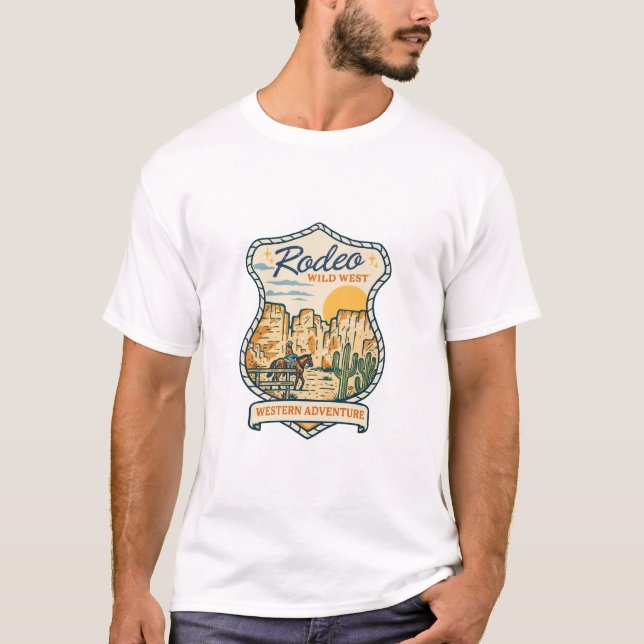 Wild West Rodeo Adventure T-Shirt (Vorderseite)