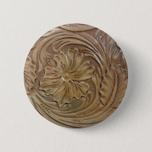 Wild West Rose Button (Vorderseite)